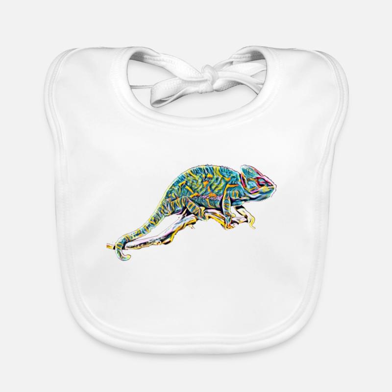 Chamäleon Baby Bio-Lätzchen