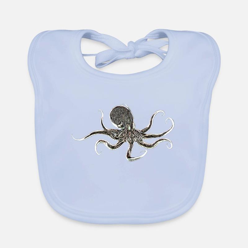 Octopus Baby Bio-Lätzchen