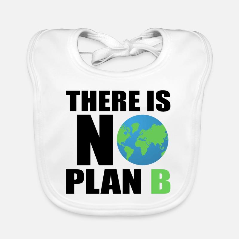 there is no plan b - planet erde environmentally friendly Organic Baby Bibs