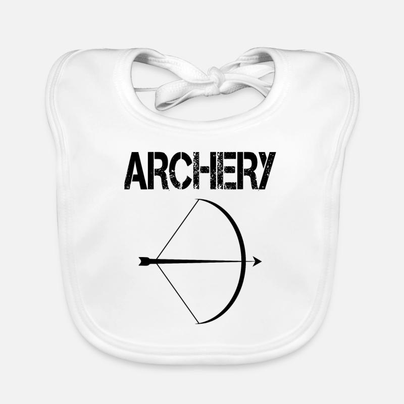 archery archery archery arrow bow Organic Baby Bibs