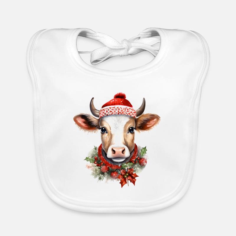 Cow Elsa Organic Baby Bibs