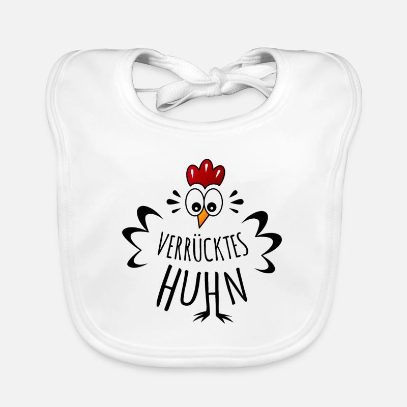 Crazy Chicken Organic Baby Bibs