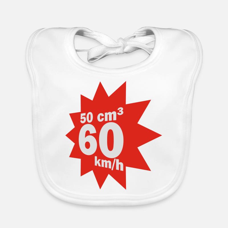 50 cc, 60 km / h Organic Baby Bibs