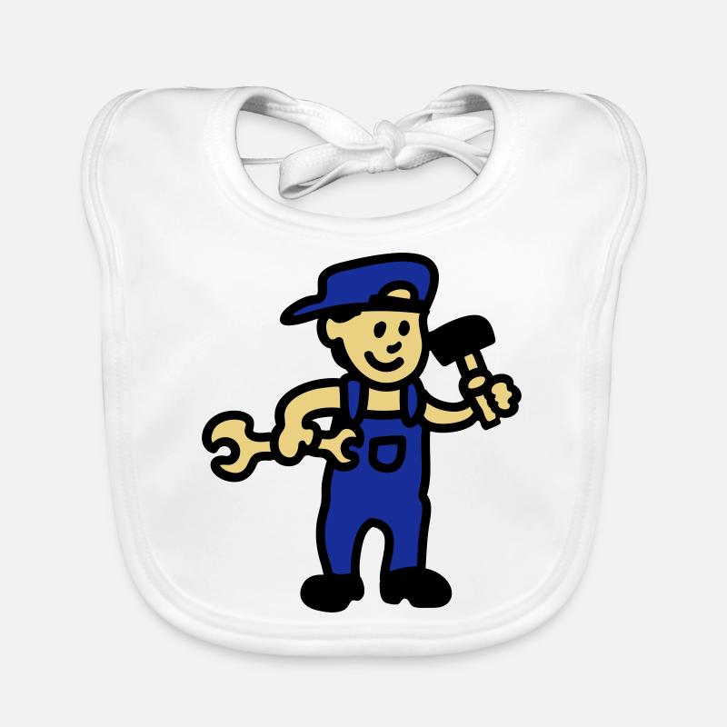 Craftsman 3 Organic Baby Bibs