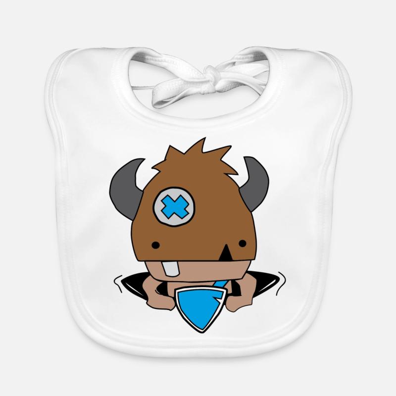 Rollo le petit Viking Bavoir bio Bébé