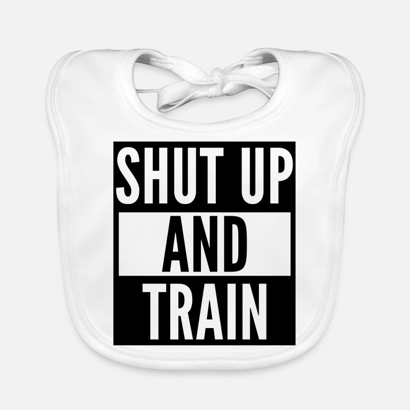 shut up and train Baby Bio-Lätzchen