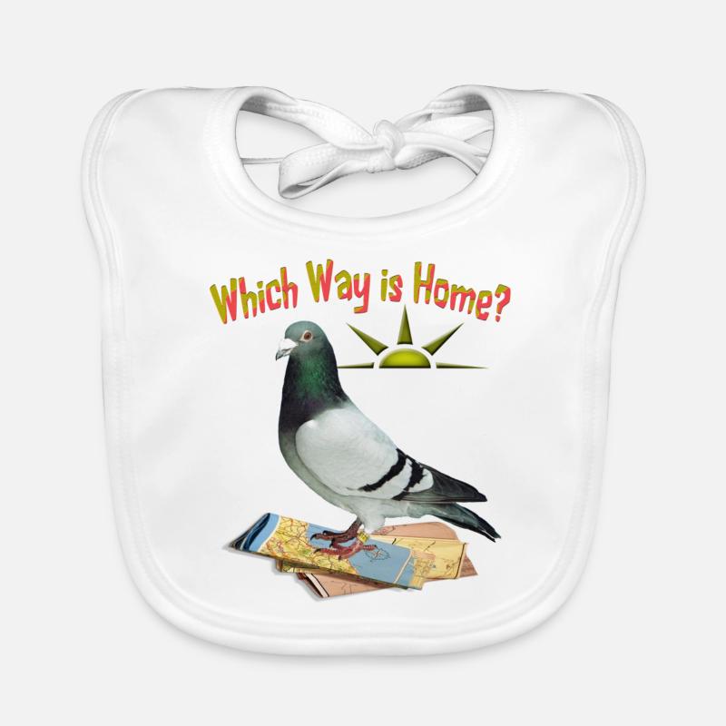 Which Way is Home Organic Baby Bibs