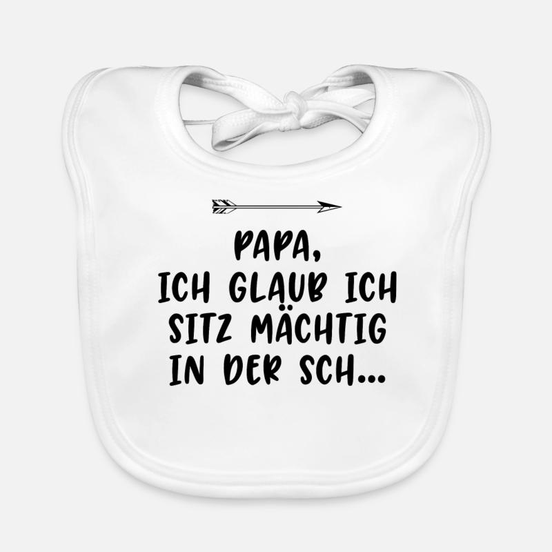 Barboteuse bébé drôle Bavoir bio Bébé