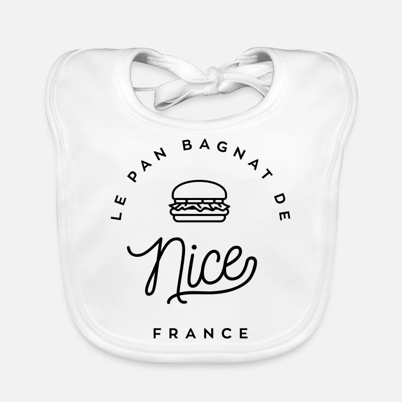 Le Pan Bagnat de Nice - France Bavoir bio Bébé