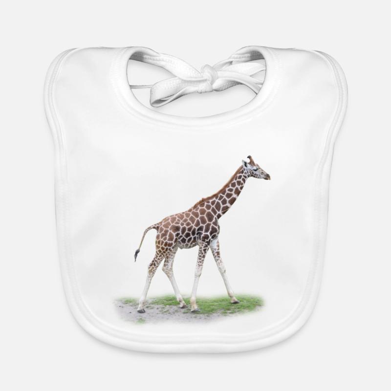 Junge Giraffe Baby Bio-Lätzchen