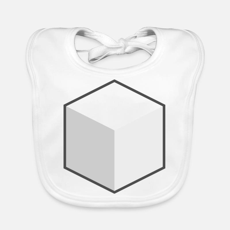 Bloquer la neige blanche - Bavoir bio Bébé - blanc