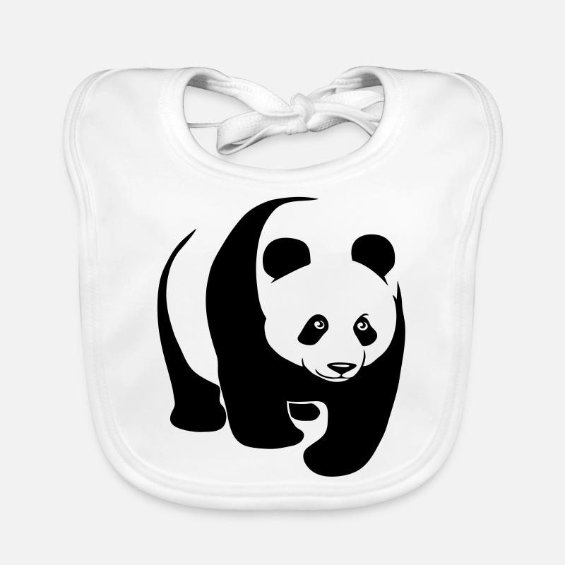 panda géant ours en peluche teddy Bavoir bio Bébé