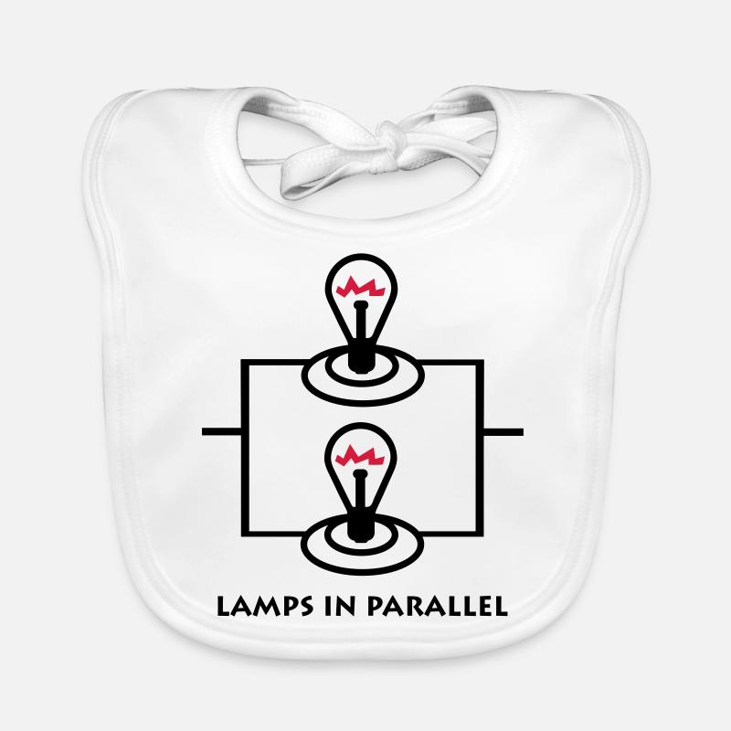 lamps_in_parallel Organic Baby Bibs