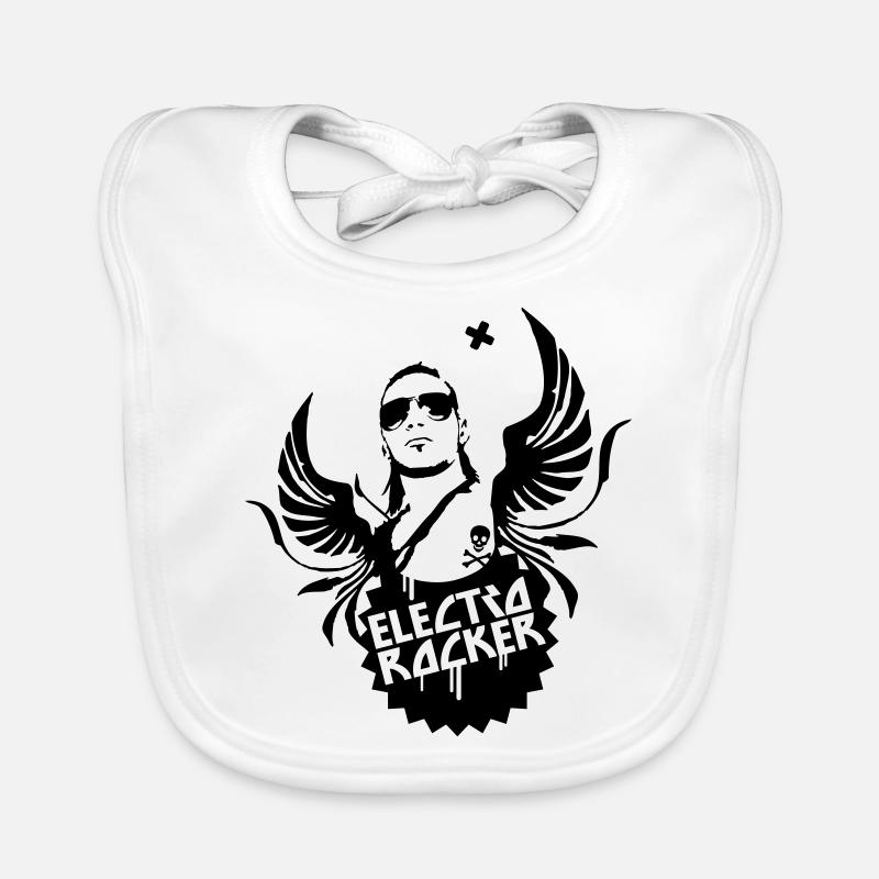 electro rocker Organic Baby Bibs