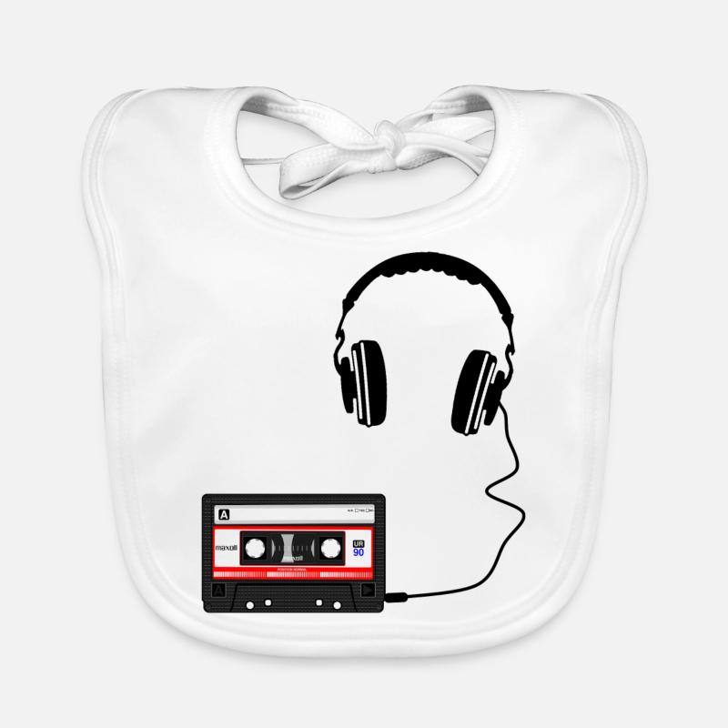 cassette Organic Baby Bibs