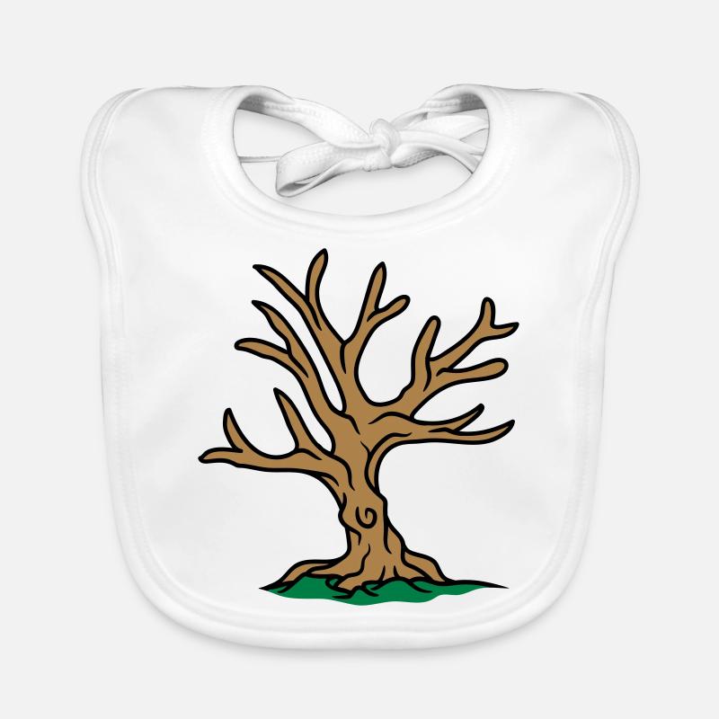 herbst baum winter bonsai baeumchen ohne blaetter Baby Bio-Lätzchen