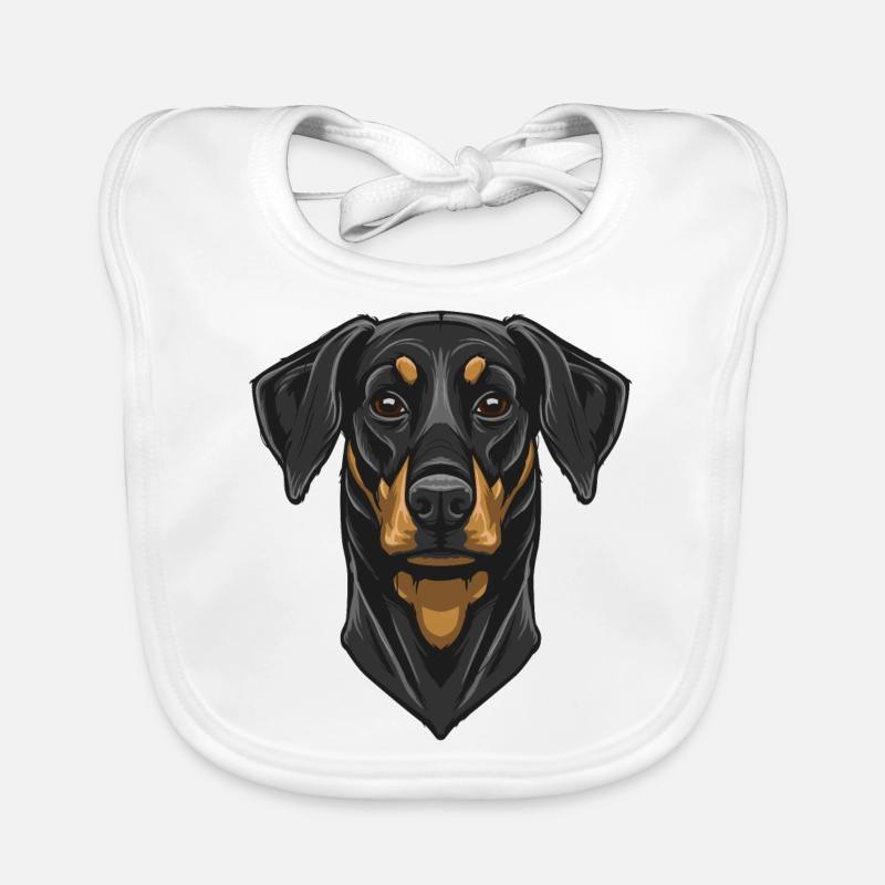 Dobermann Bavoir bio Bébé