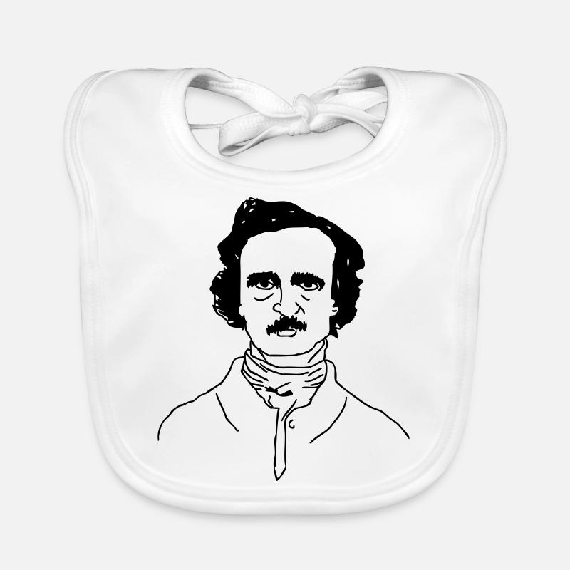 Edgar Allan Poe Baby Bio-Lätzchen
