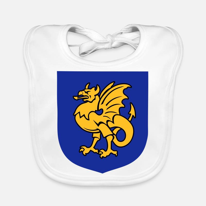 fantasy creature griffin drawing Bornholm Organic Baby Bibs