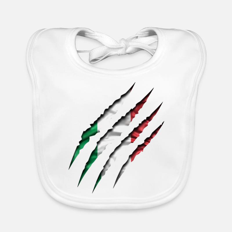 Italy Scratch Organic Baby Bibs