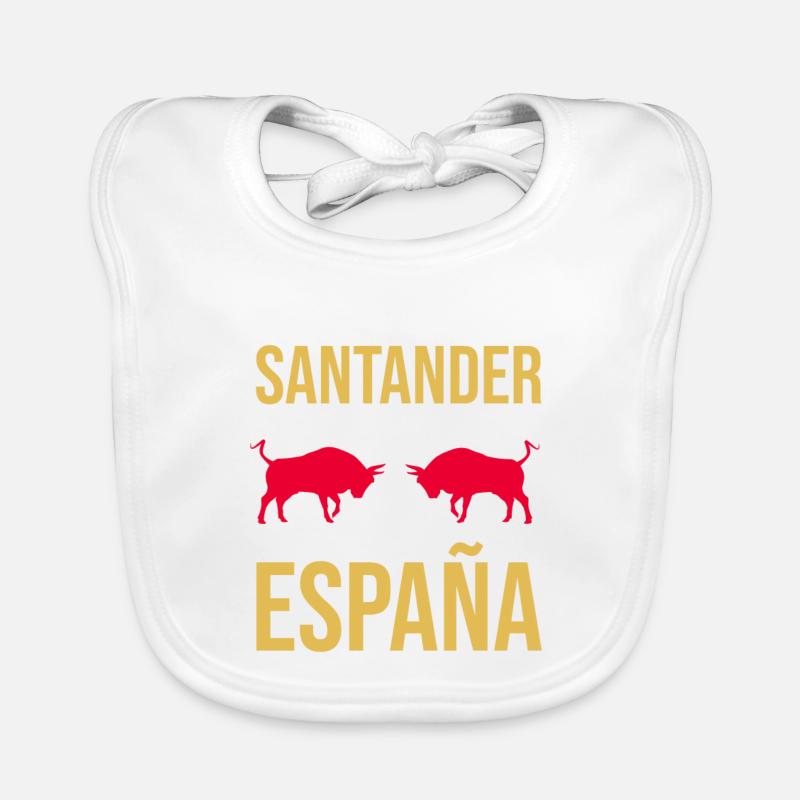 Santander Stierkampf Spanien Mitbringsel Baby Bio-Lätzchen
