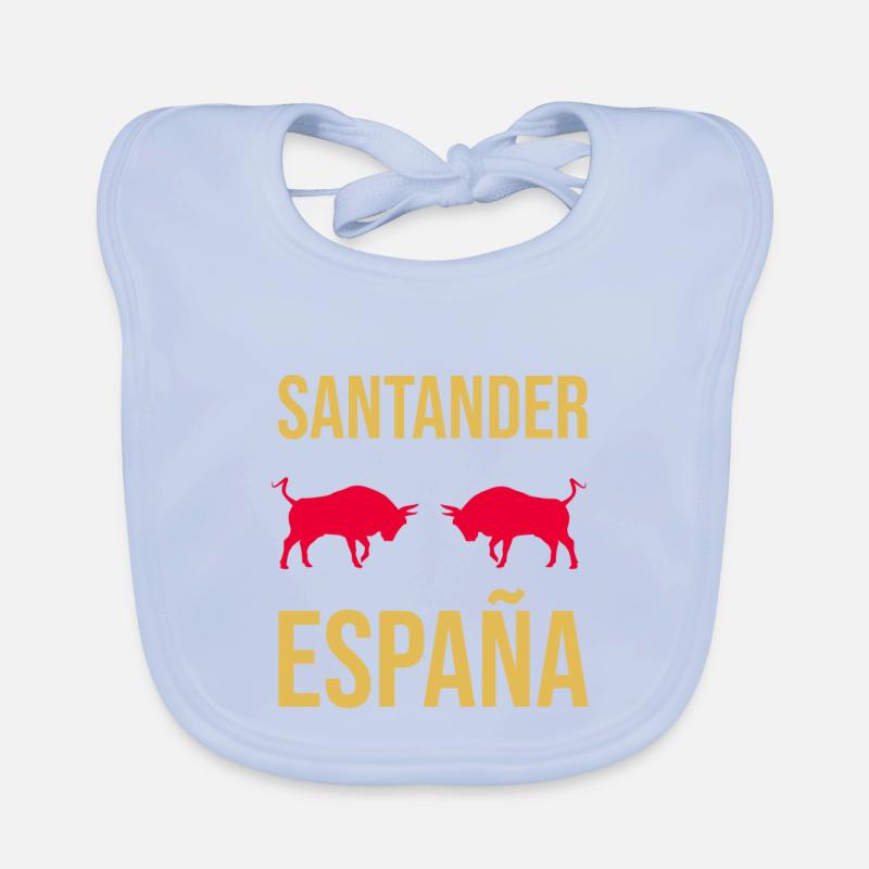 Santander Stierkampf Spanien Mitbringsel Baby Bio-Lätzchen