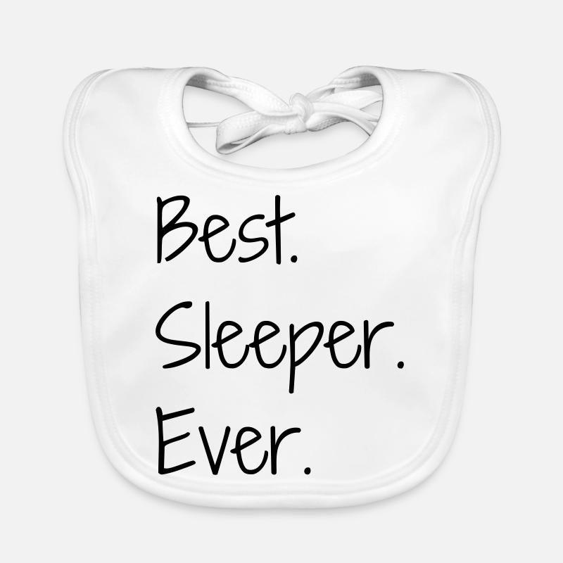 Schlaf / Schläfer / Müdigkeit / Rest Baby Bio-Lätzchen