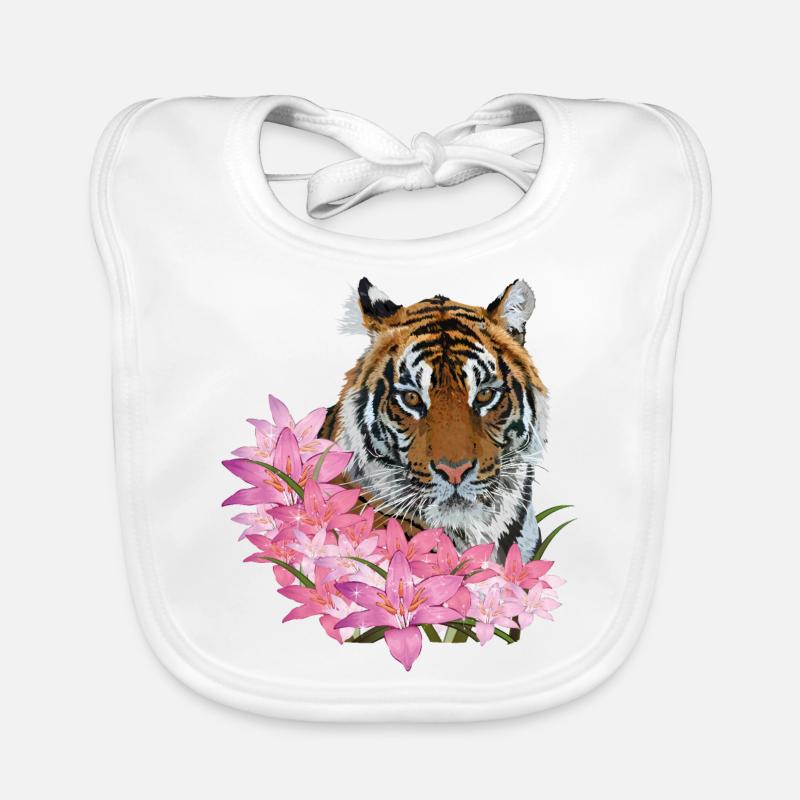 bengalischer Tiger Baby Bio-Lätzchen