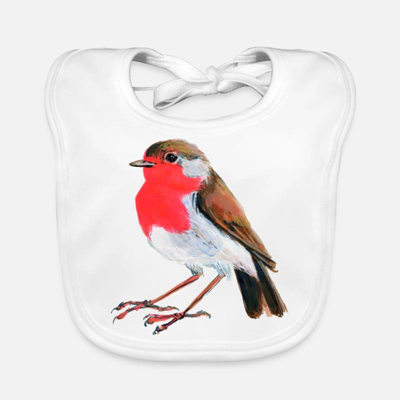 robin Organic Baby Bibs