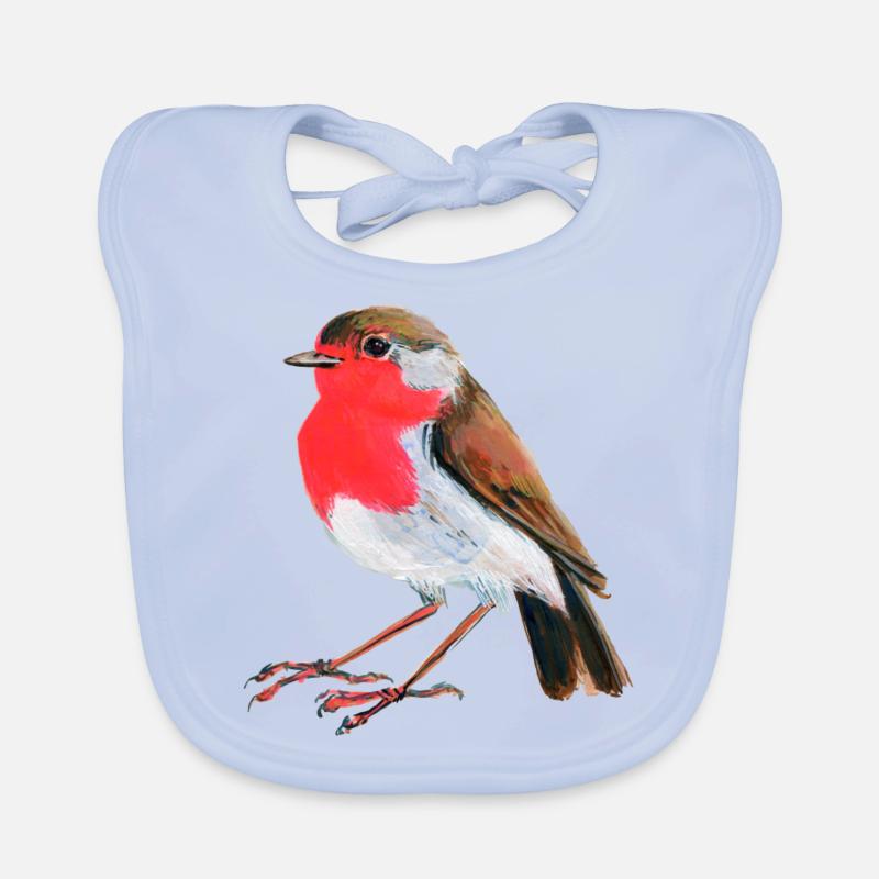Rouge-gorge Bavoir bio Bébé