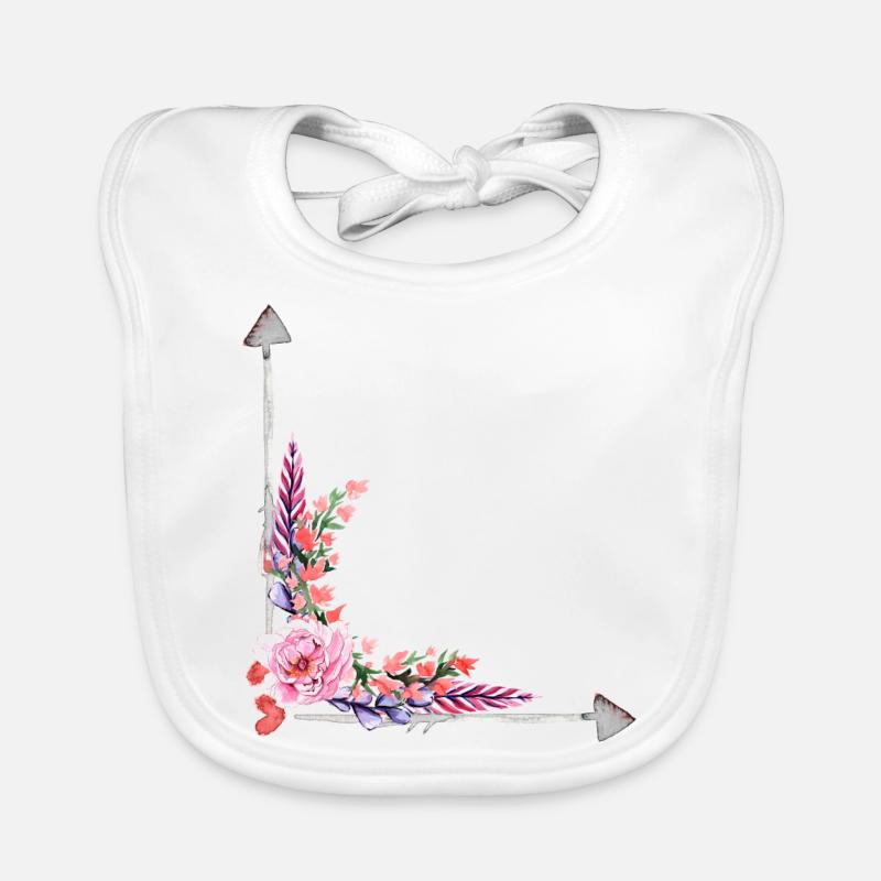 Fleurs Bavoir bio Bébé