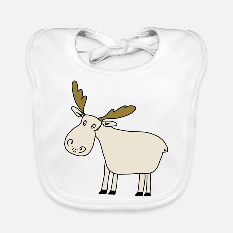 Elch Baby Bio-Lätzchen