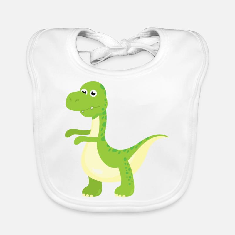 Dinosaures Bavoir bio Bébé