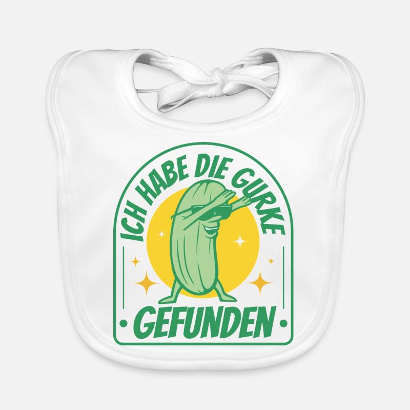 Coole Gurke Dab Sonnenbrille Geschenk Idee Baby Bio-Lätzchen