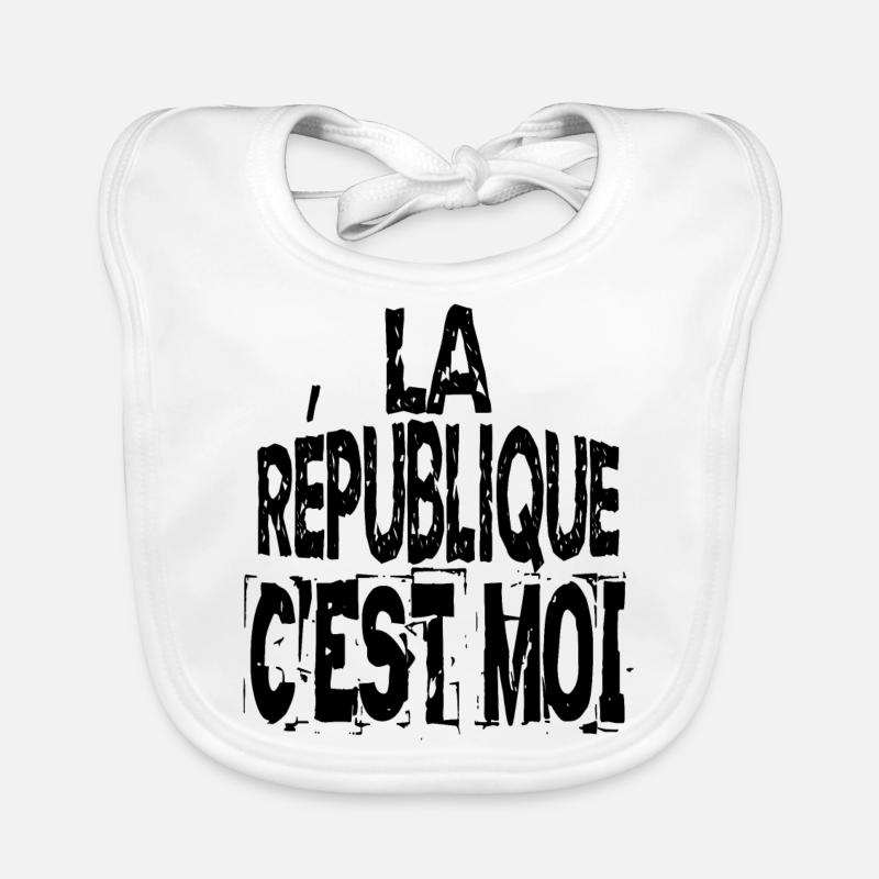 la république c'est moi Bavoir bio Bébé