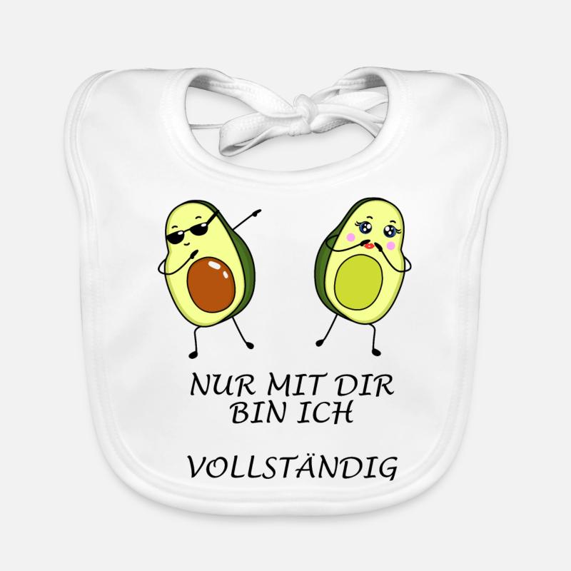Ich bin nur mit dir vollständig! Baby Bio-Lätzchen