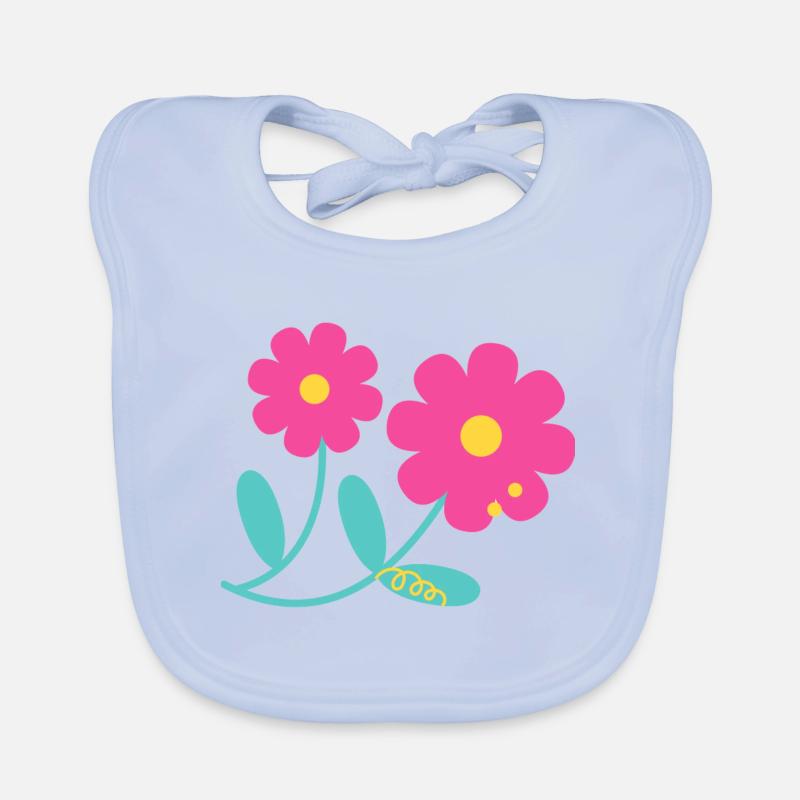 Fleur Bavoir bio Bébé