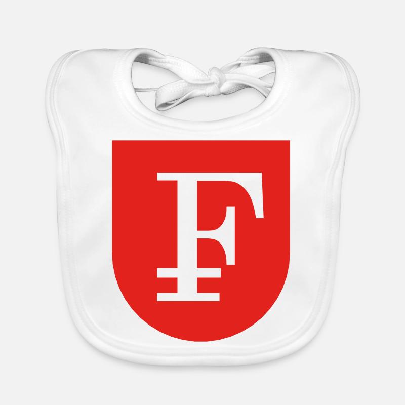 Franc suisse - Bavoir bio Bébé - blanc