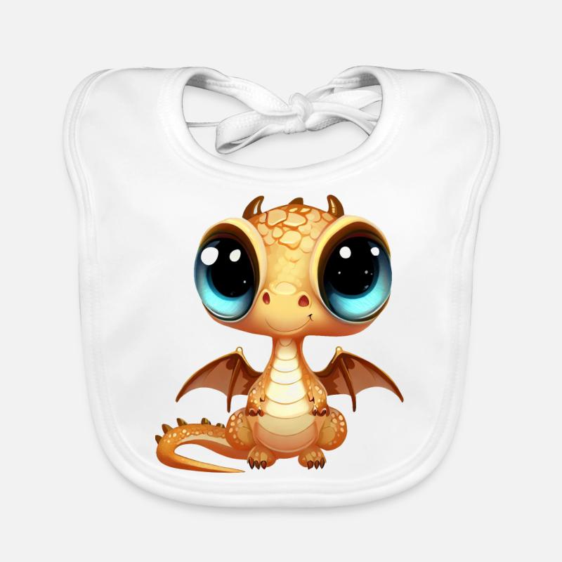 Drachen trainieren Baby Bio-Lätzchen
