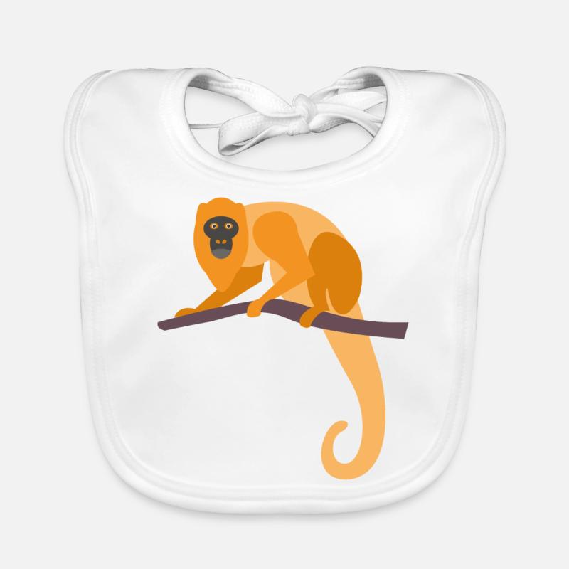 Wildtiere Baby Bio-Lätzchen