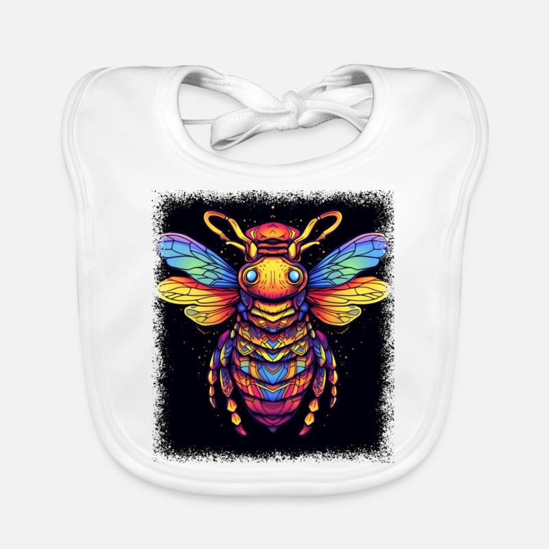 bee whisperer birthday present idea save the bees Organic Baby Bibs