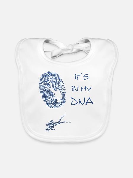 Diving Tauchen Taucher - Baby Bio-Lätzchen - Weiß