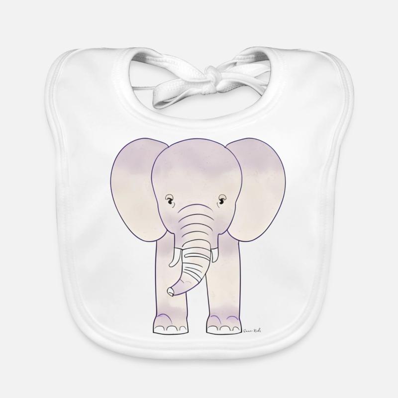 Elefant Baby Bio-Lätzchen
