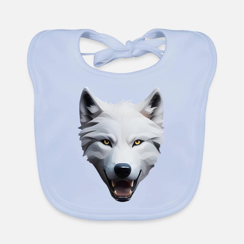 Wolf Organic Baby Bibs