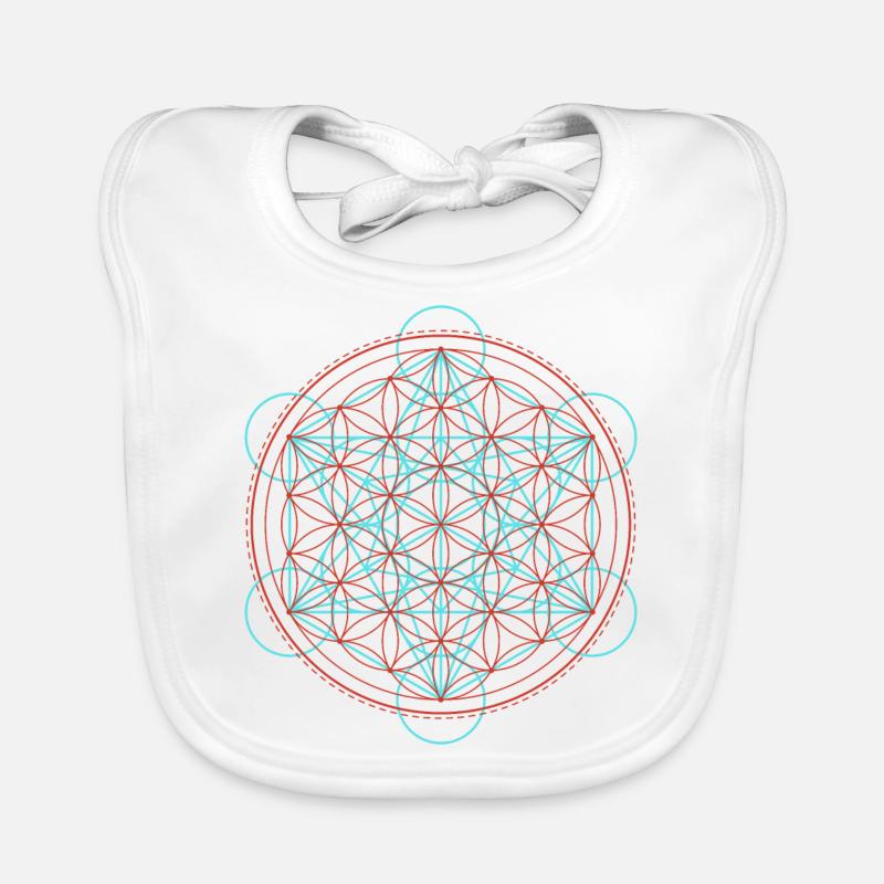 Mystical Geometry Organic Baby Bibs