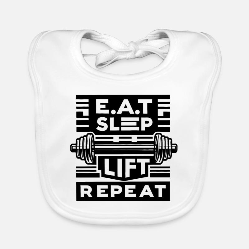 Gym Mantra Bold Organic Baby Bibs