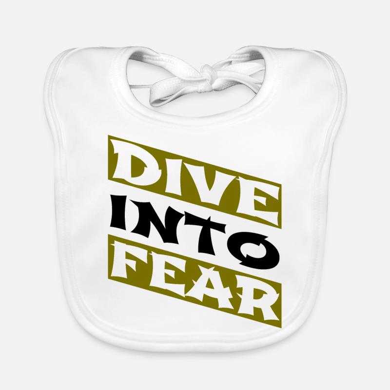 embracing courage adrenaline rush daring spirit Baby Bio-Lätzchen