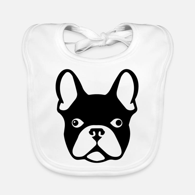 Bouledogue français Bavoir bio Bébé