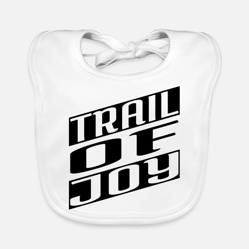 Aventures à vélo Déclaration de blague Communauté cycliste Bavoir bio Bébé