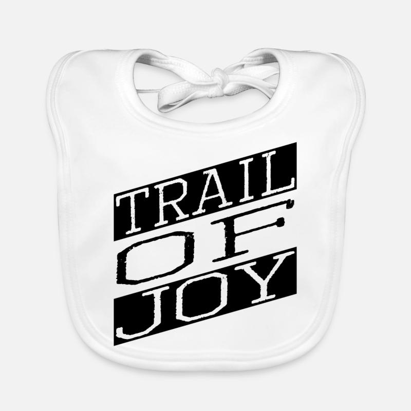 Vivre dans la béatitude idée présente blague citation drôle Bavoir bio Bébé